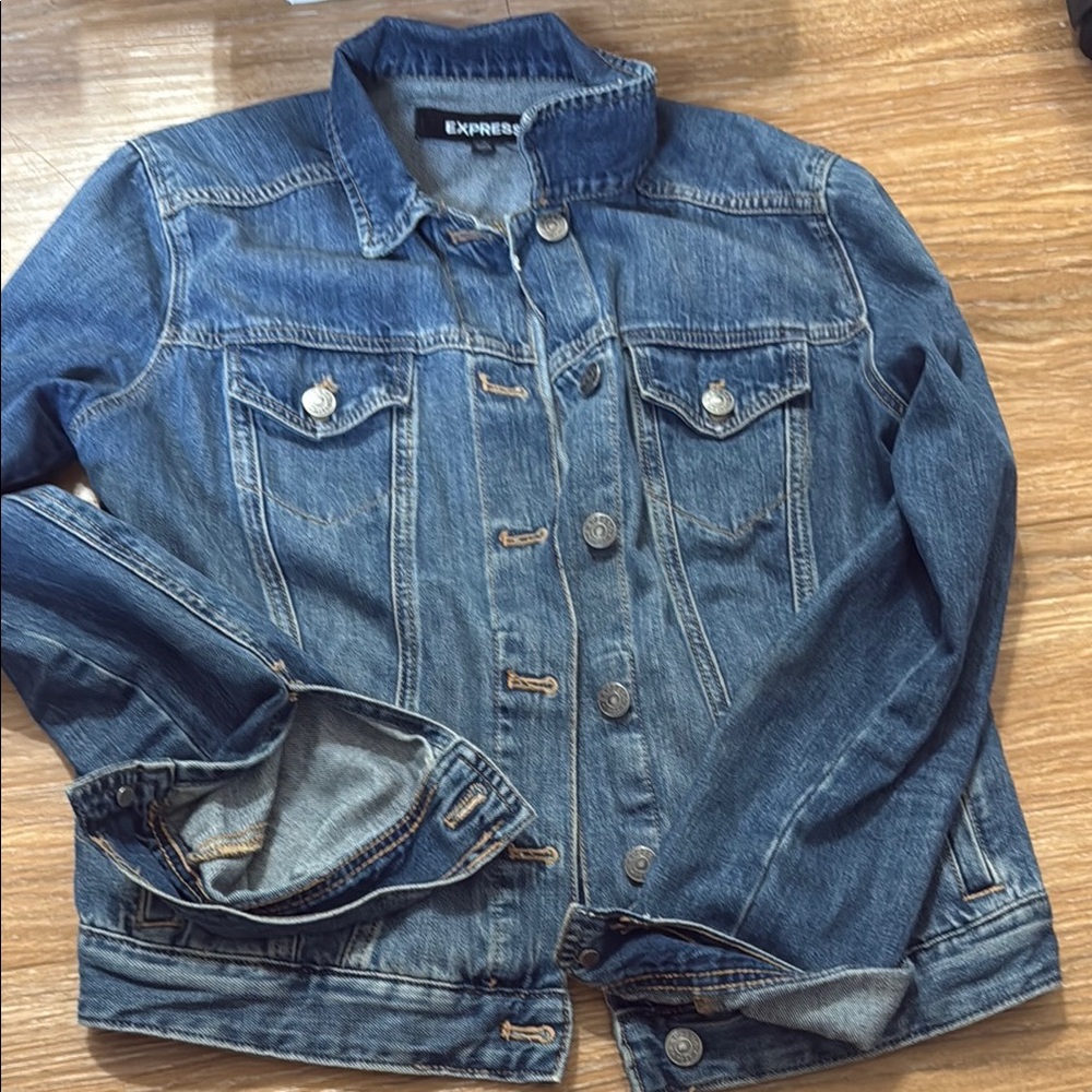 Express Classic Indigo Denim Jacket